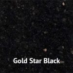 Gold Star Black granite